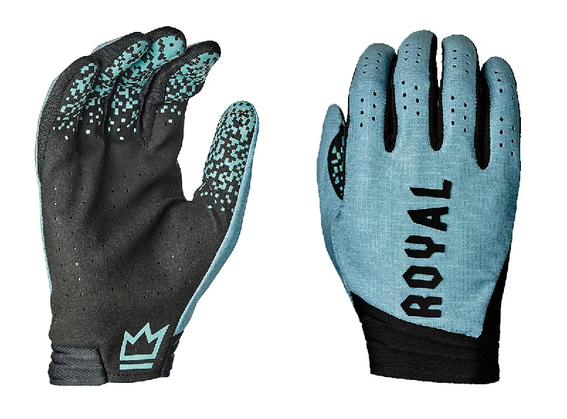 bicycle night signal-Royal Apex MTB Glove - Steel Blue - 2022