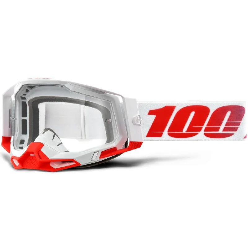 bicycle shoe signal-100% RACECRAFT 2 GOGGLE - ST-KITH (CLEAR)