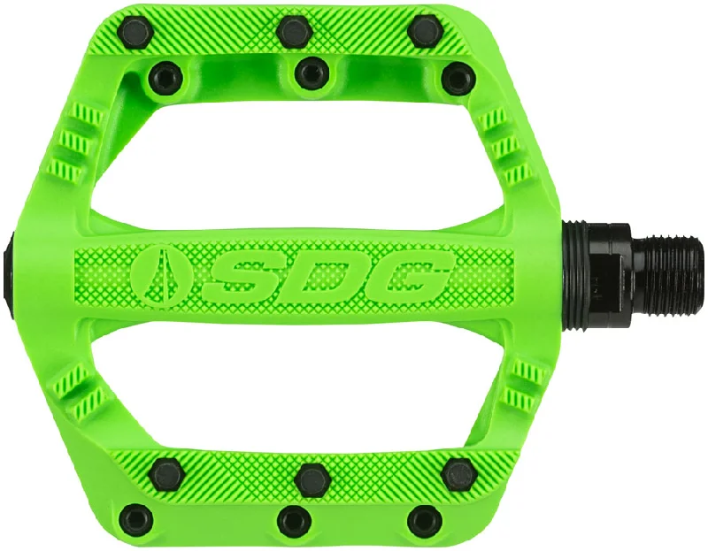 bicycle tool signal-SDG Slater Pedals Neon Green