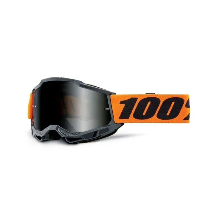 bicycle lever toughness-100% ACCURI 2 SAND ORANGE GOGGLE - SMOKE LENS