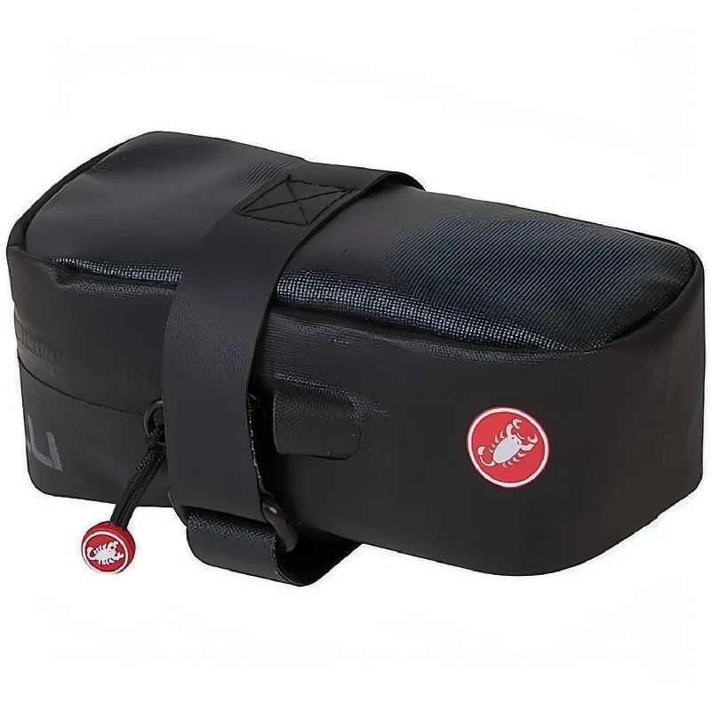 bicycle pedal balance-Castelli Undersaddle Bag - Black