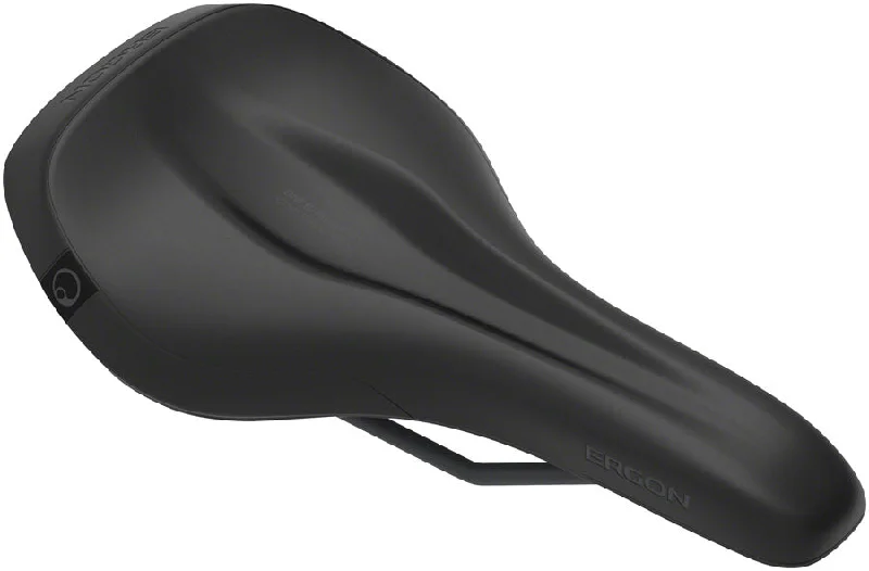 bicycle fork damping-Ergon SM E-Mountain Core Prime Saddle -Stealth Mens Medium/Large