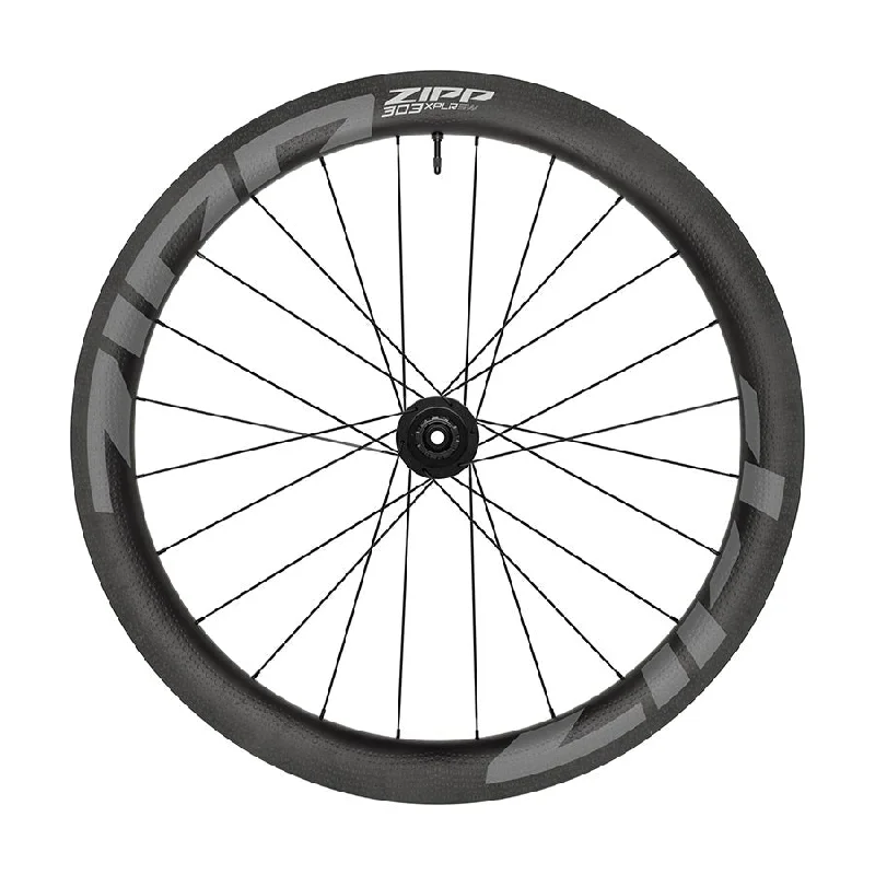 bicycle fitness signal-Zipp 303 XPLR SW Rear Wheel - 700 12 x 142mm Center-Lock Carbon BLK HG11 Road 24H A1