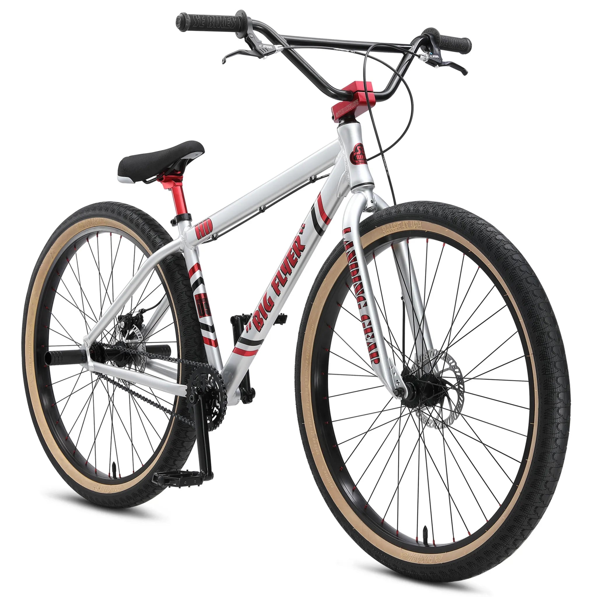 bicycle rust signal-SE BIKES Big Flyer HD 29" Big Silver- In Store Pickup Only