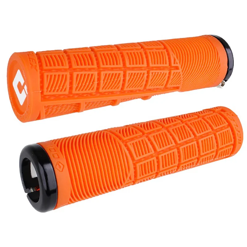 bicycle rust robustness-ODI Lock-On MTB Reflex XL Grip - Orange/Black