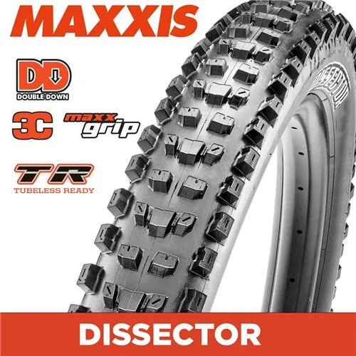 bicycle valve thread-MAXXIS Dissector - 29x2.40" WT Folding 120TPIx2 DD 3C MaxxGrip TR