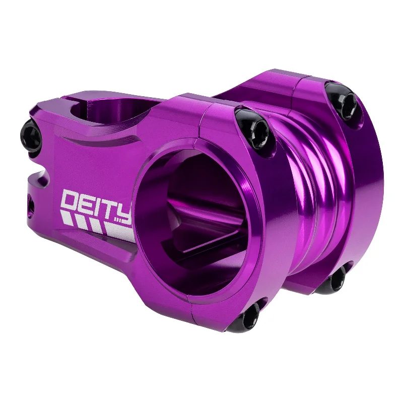 bicycle traffic signal-Deity Copperhead 42mm 35 Stem Purple