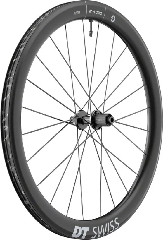 bicycle frame signal-DT Swiss GRC 1400 DICUT 50 Rear Wheel - 700c 12 x 142mm Center-Lock HG 11 Road Ratchet EXP 36 BLK