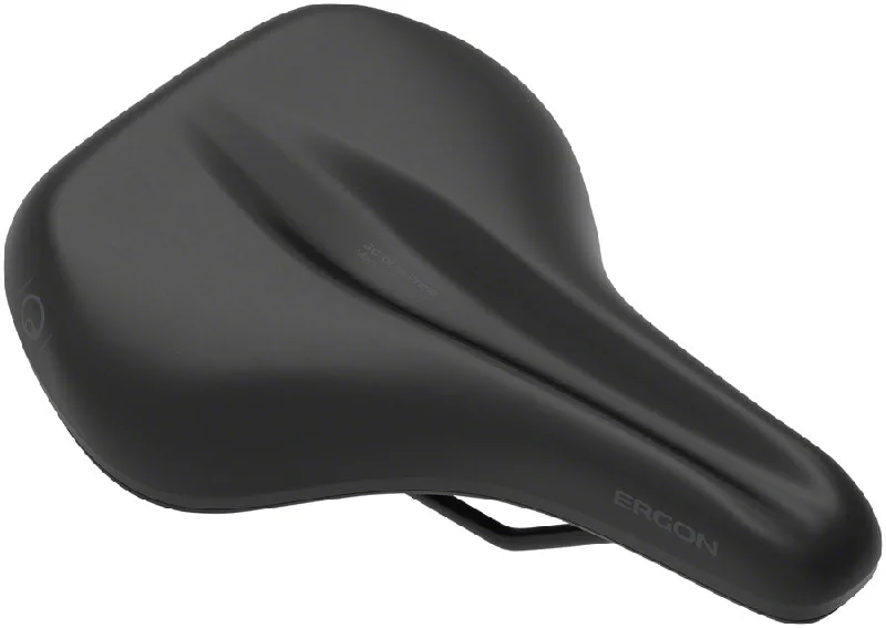 bicycle shoe rigidity-Ergon SC Core Prime Saddle - Black/Gray Mens Small/Medium