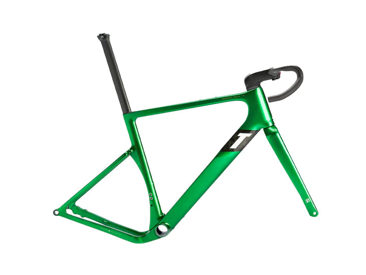 bicycle safety signal-3T EXPLORO RACEMAX ITALIA GRAVEL BIKE - FRAME SET - VERDE