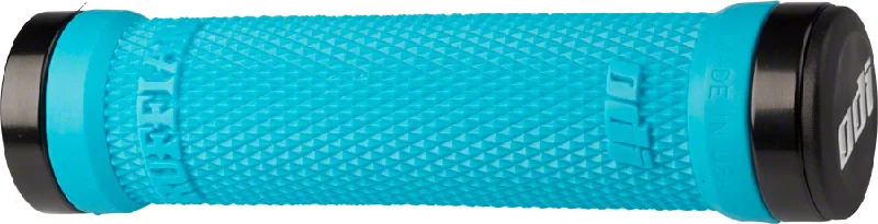 bicycle tire signal-ODI Ruffian Grips - Aqua Lock-On