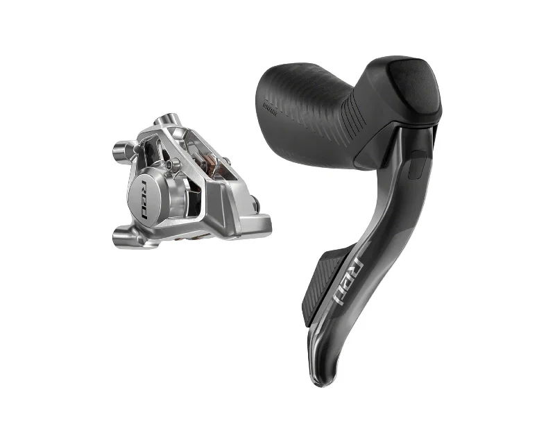 bicycle track signal-SRAM RED eTap AXS HRD Shift/Brake Lever and Hydraulic Disc Caliper - Right/Rear, 20mm Offset, 1800mm Hose