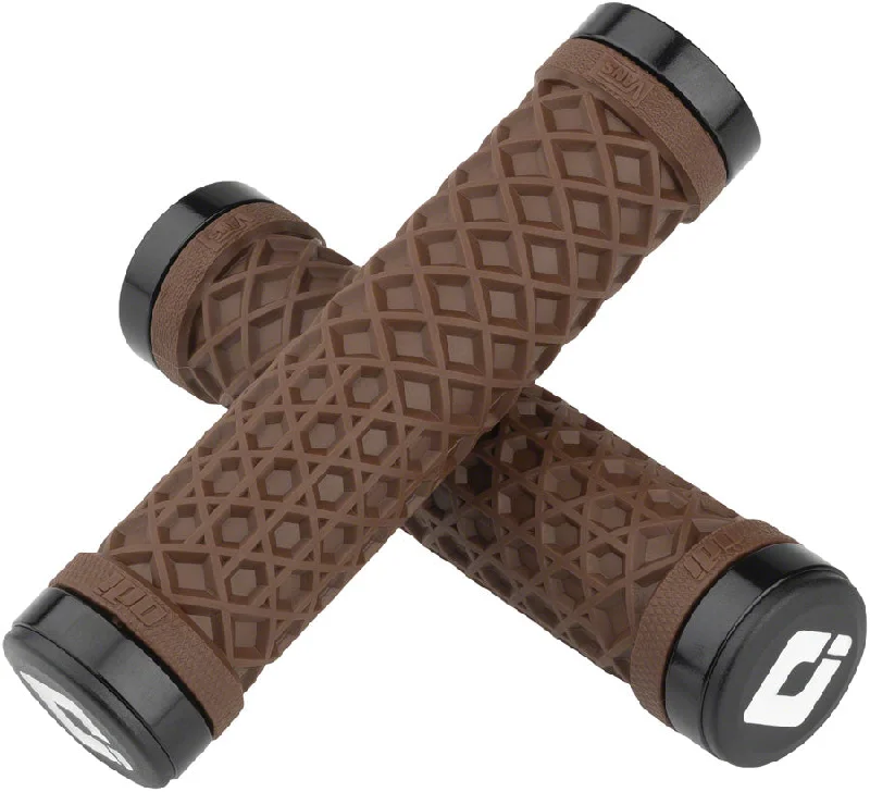 bicycle sprint saddle-ODI Vans Lock-On Grips - Chocolate Brown