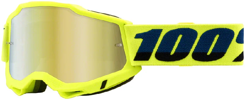 bicycle climbing frame-ACCURI 2 Goggle Fluo/Yellow - Mirror Gold Lens