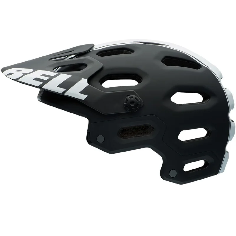 bicycle insurance signal-Bell Super 2 MIPS MTB Helmet - Matt Black-White Viper