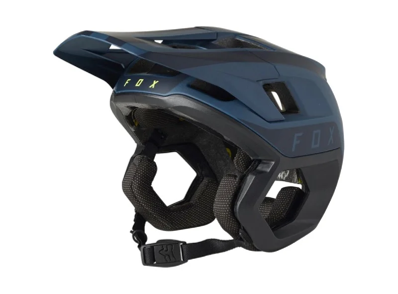 bicycle pedal resistance-Fox Racing Dropframe Pro MTB Helmet - Dark Indigo - 2021