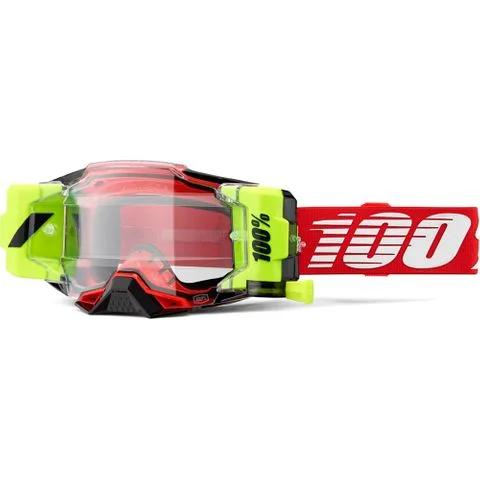 bicycle rental signal-100% ARMEGA FORECAST GOGGLE - RED (CLEAR)