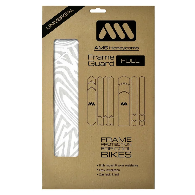 bicycle camping signal-All Mountain Style Full Honeycomb Frame Guard Combat Camo White