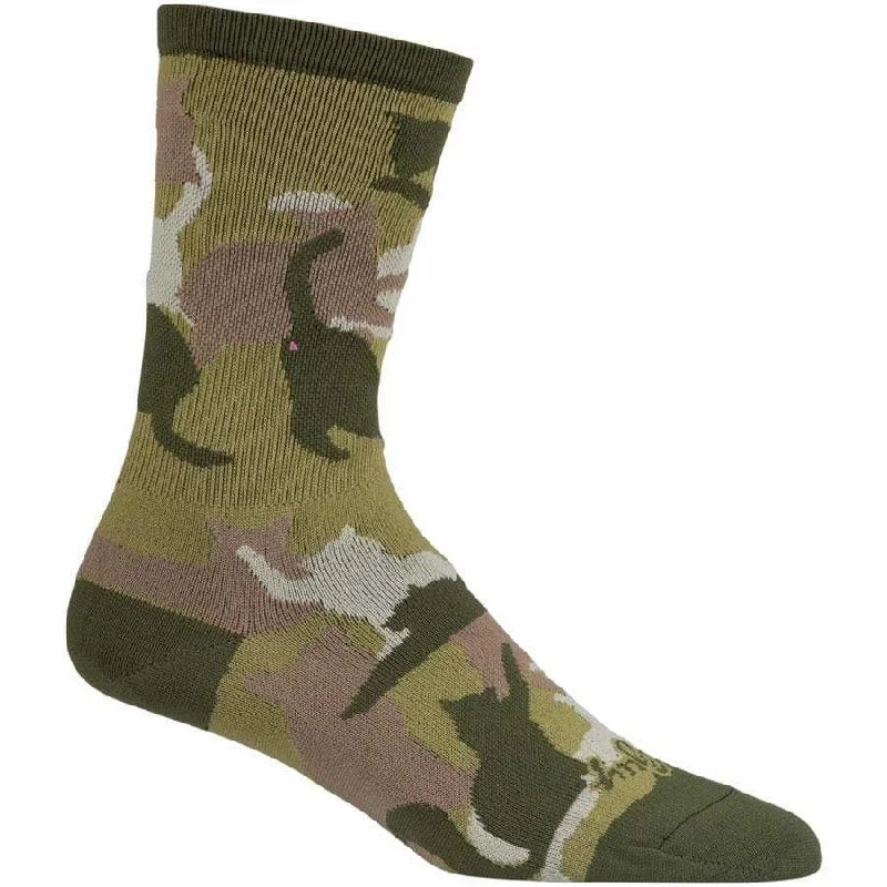 bicycle socks signal-Crew Camo Cycling Socks - 5 inch