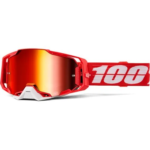 bicycle paint signal-100% ARMEGA GOGGLE - C-BAD (RED MIRROR)