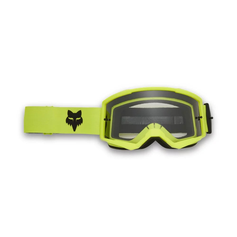 bicycle chain resilience-Fox Racing Main Core Goggle - Flo Yellow