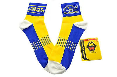 bicycle mirror signal-GARY FISHER SUBARU RACE TEAM ISSUE CYCLING SOCKS VINTAGE BUY 1 PAIR GET 1 FREE