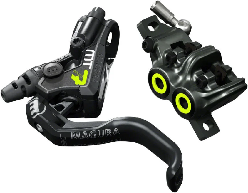 bicycle community signal-Magura MT7 Pro Disc Brake Lever - Front Rear Hydraulic Post Mount Tooled Reach Adjust BLK/Gray