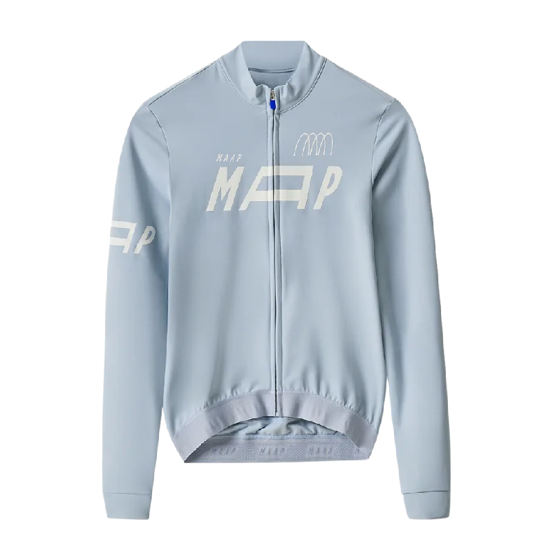 bicycle handlebar signal-Adapt Thermal LS Jersey - Vapor Blue