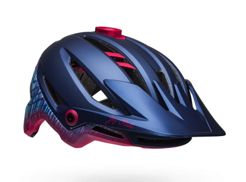 bicycle insurance signal-Bell Sixer MIPS Joy Ride MTB Helmet - Womens - Navy-Cherry Fibers