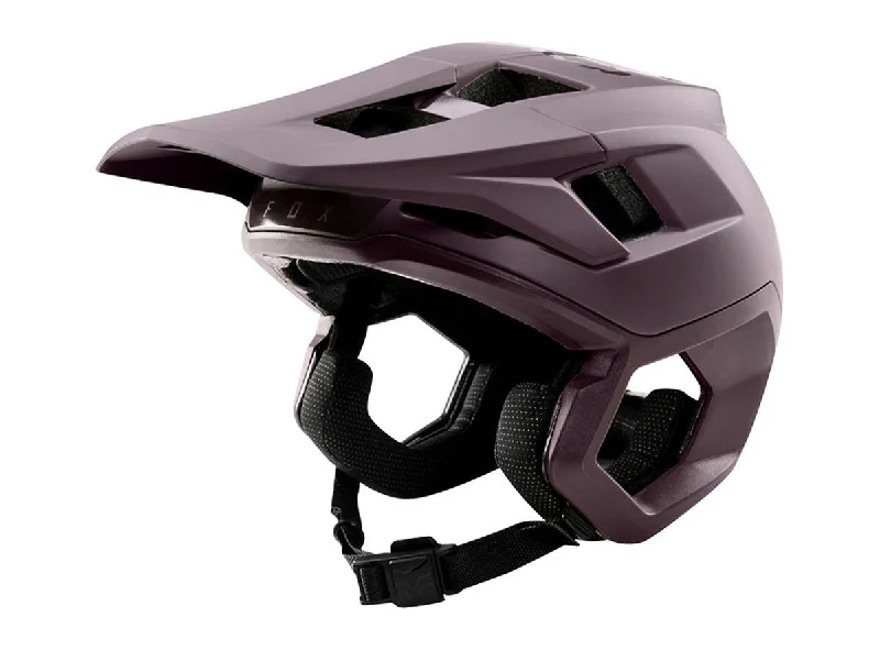 bicycle tire resistance-Fox Racing Dropframe Pro MTB Helmet - Dark Purple - 2020