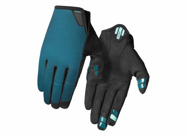 bicycle hill signal-Giro LA DND MTB Glove - Womens - Harbor Blue-Screaming Teal