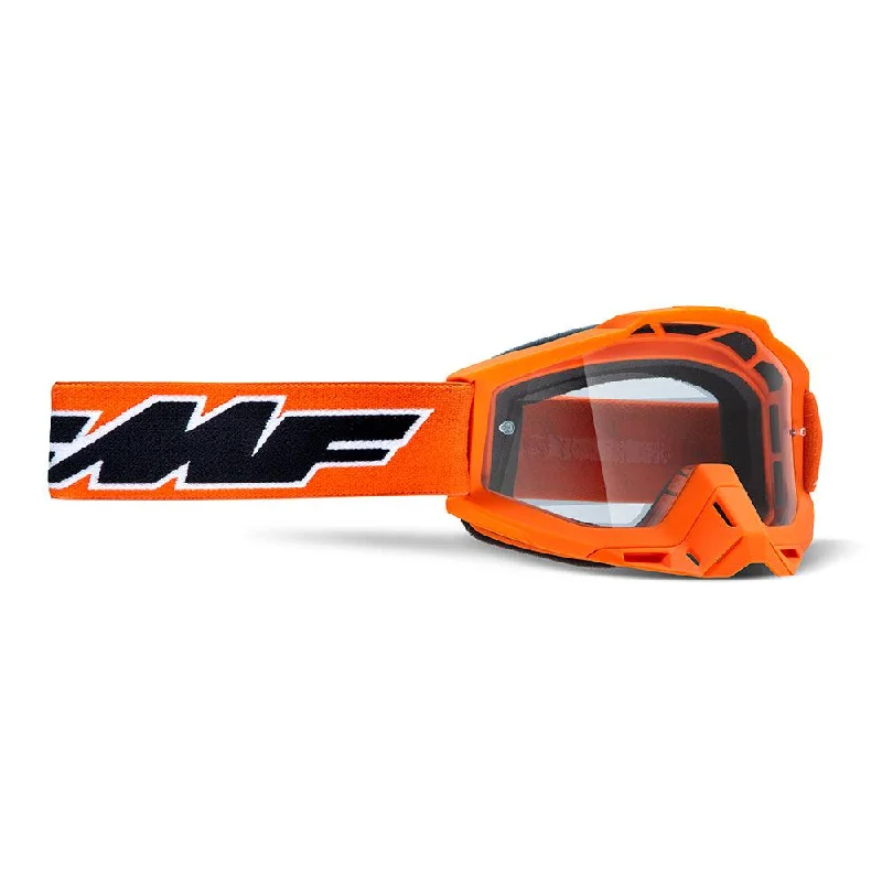 bicycle saddle signal-FMF POWERBOMB OTG GOGGLE - ROCKET ORANGE (CLEAR)