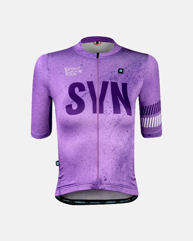 bicycle gear smoothness-Women's Syndicate Jersey - Berry Noise