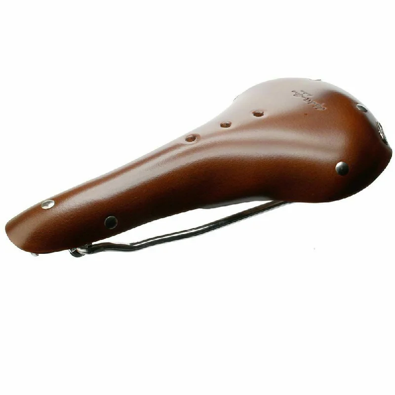 bicycle cleaner durability-Vintage Fixie Road Bike Bicycle Leather Seat Saddle