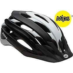 bicycle knee signal-Bell Event MIPS XC Helmet - Matt Black-White Roadblock