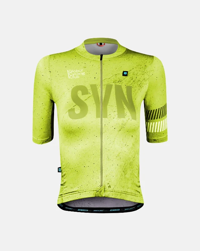 bicycle handlebar angle-Women's Syndicate Jersey - Lemon Noise