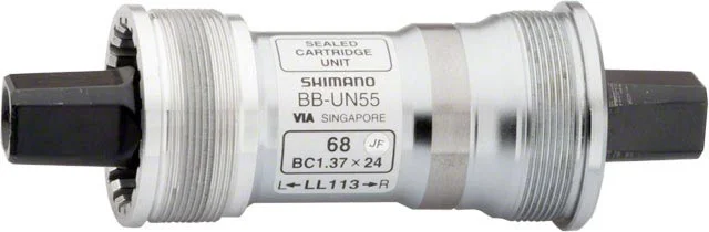 bicycle shoe signal-Shimano UN55 English Bottom Bracket