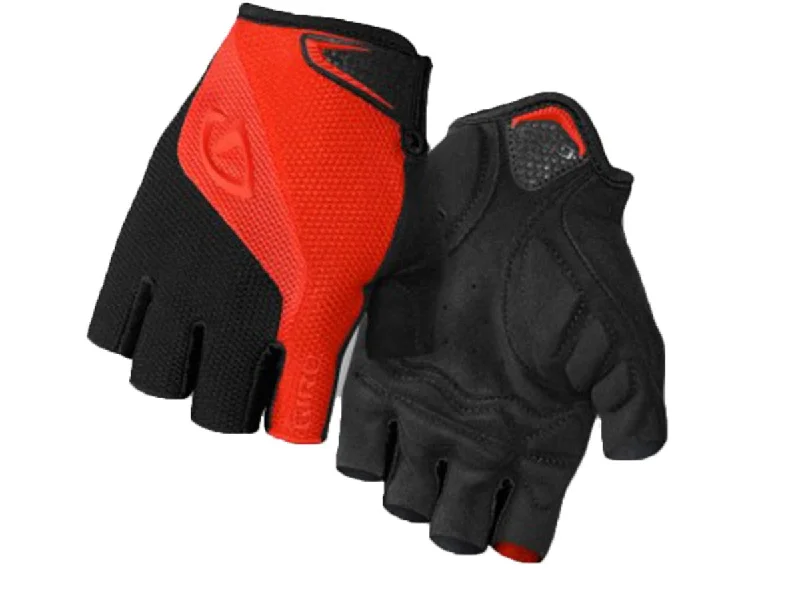 bicycle insurance signal-Giro Bravo Gel Road Cycling Glove - Red-Black