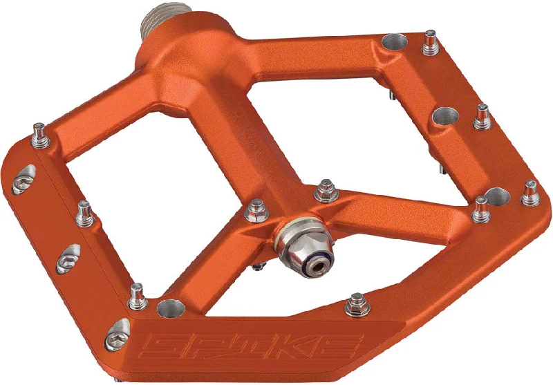 bicycle endurance signal-Spank Spike Pedals - Platform Aluminum 9/16" Orange