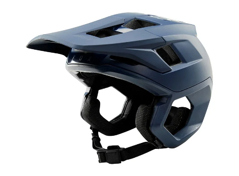 bicycle brake resistance-Fox Racing Dropframe Pro MTB Helmet - Navy - 2020