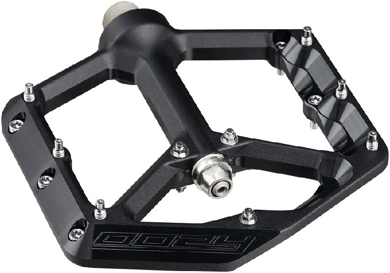 bicycle tour signal-Spank Oozy Pedals - Platform Aluminum 9/16" Black