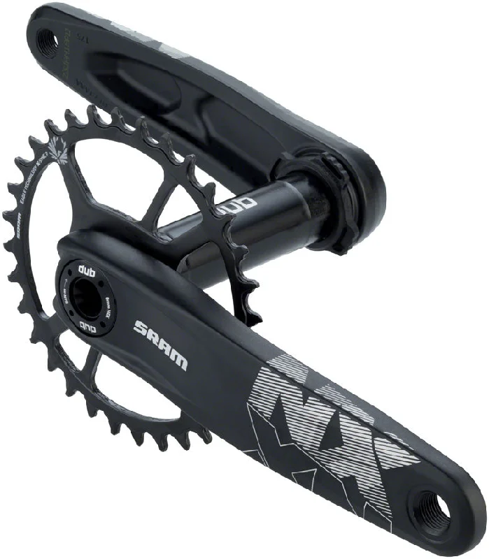 bicycle stationary signal-SRAM NX Eagle Crankset - 170mm 12-Speed 32t Direct Mount DUB Spindle Interface BLK