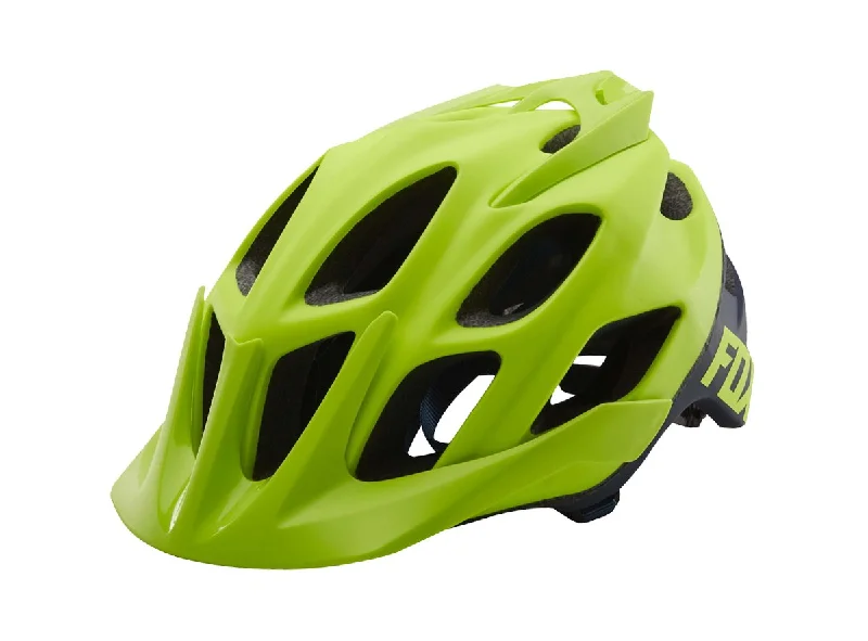 bicycle brake resilience-Fox Racing Flux Creo MTB Helmet - Flo Yellow - 2017