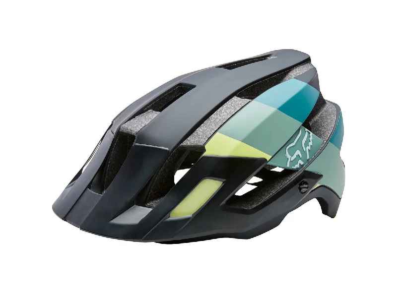 bicycle saddle resilience-Fox Racing Flux Drafter MTB Helmet - Black - 2018