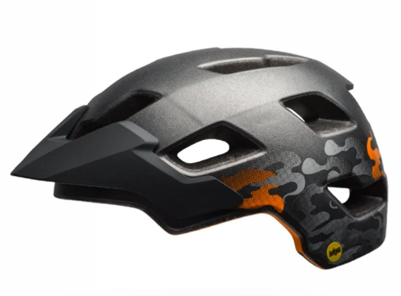 bicycle pedal signal-Bell Rush MIPS MTB Helmet - Womens - Gunmetal-Tangerine