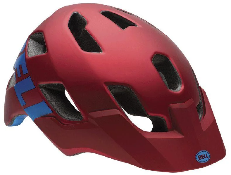 bicycle frame signal-Bell Stoker MIPS MTB Helmet - Matt Red Emblem