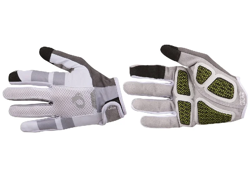 bicycle cleat release-Pearl Izumi Pro Gel Vent Full Finger Glove - White