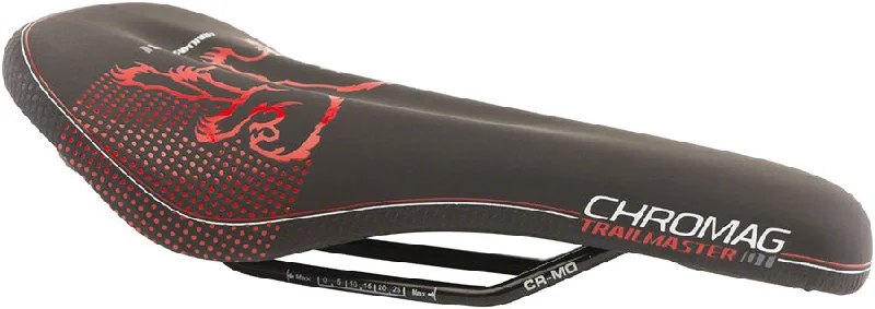 bicycle exercise signal-Chromag Trailmaster DT Saddle 280 x 135mm 305g Black/Red