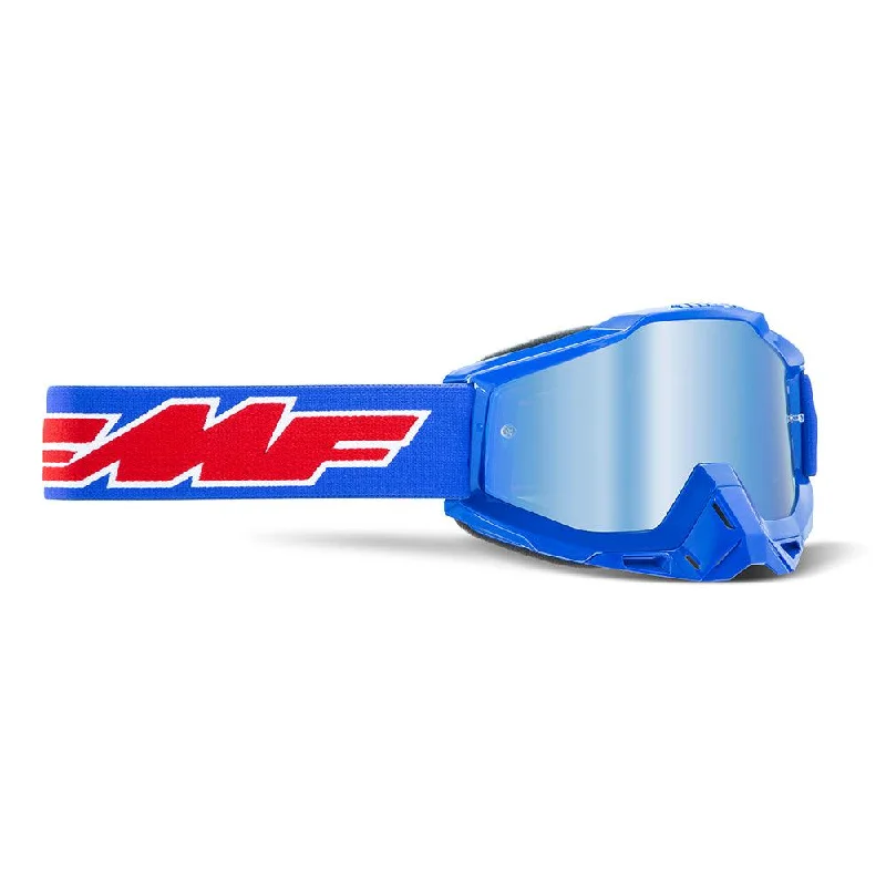 bicycle urban signal-FMF POWERBOMB GOGGLE - ROCKET BLUE (MIRROR BLUE)