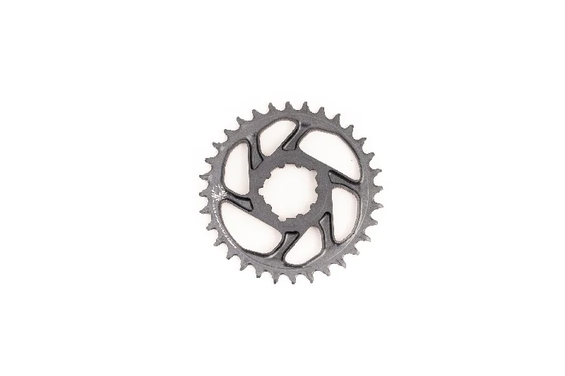 bicycle exercise signal-Sram Chain Ring X-SYNC 2 SL 32T Direct Mount 3mm Offset Boost Eagle Lunar Grey